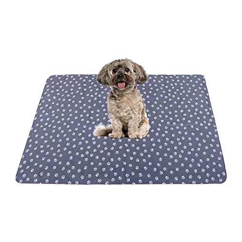 IEUUMLER Kühlmatte für Katzen und Hunde, Kühlt den Sommer, Haustier-Sommer-Matratze FC002 (L:60 * 90CM, Grau) Cover