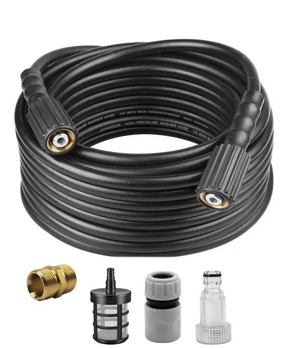 Digital Craft Pressure Washer Hose Pipe 170Bar 2465PSI, M22*1.5 * 14mm