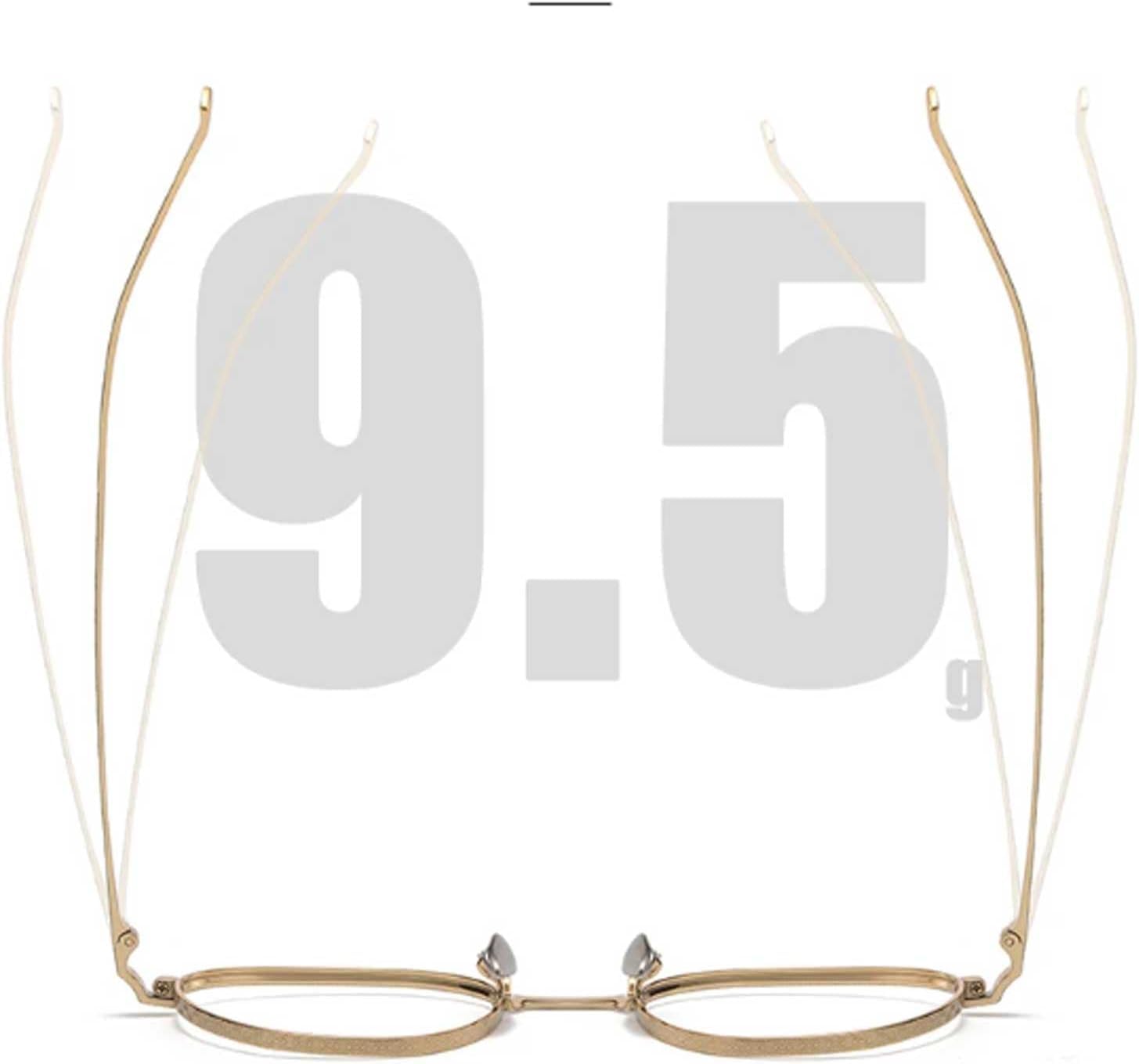 Runde Brillengestelle, reines Titan, Herren-Brillengestelle, transparente Gläser, Damen-Brillengestelle, Vintage-Brillengestell