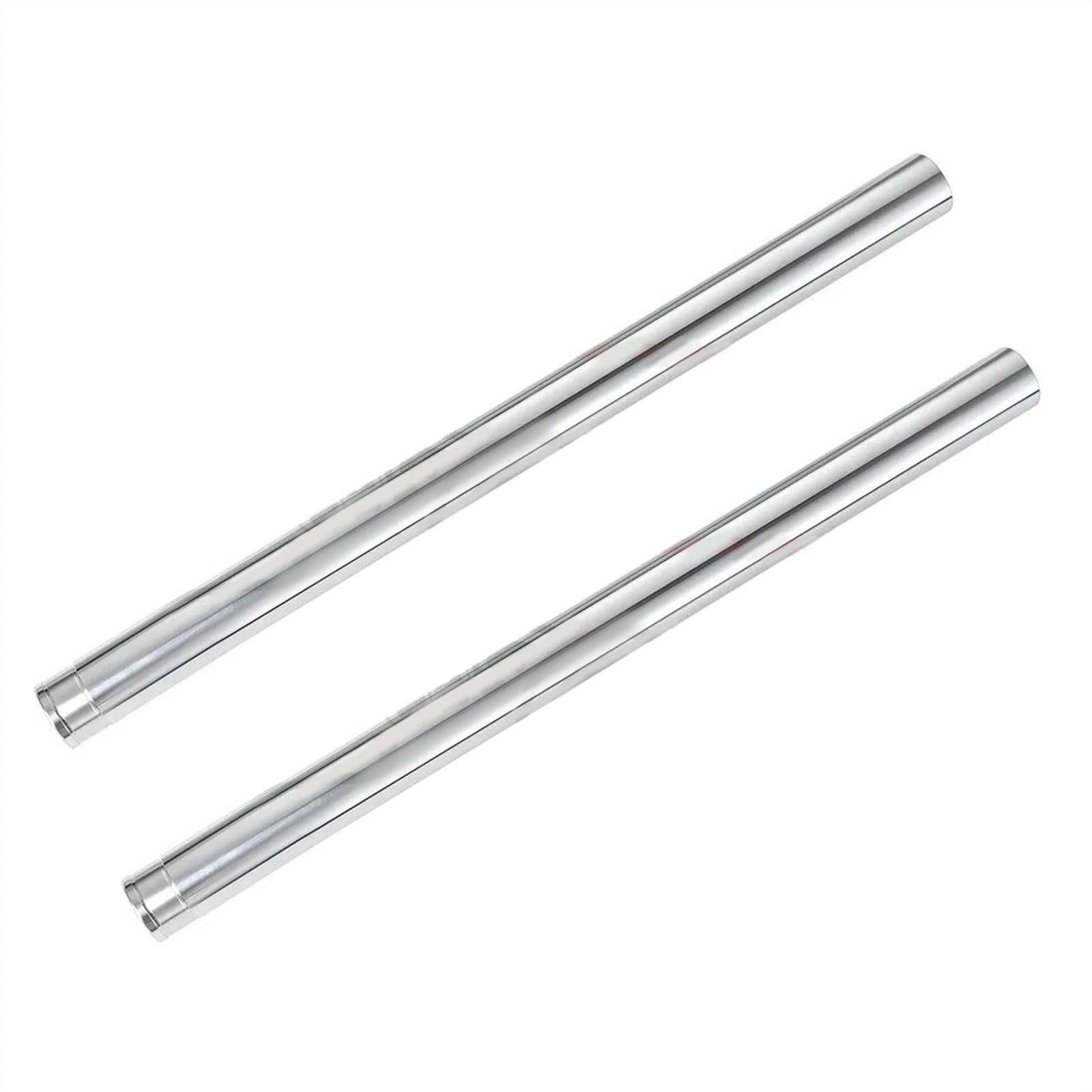 Front Fork Inner Tubes 1 Pair Silver Pipes For Yamaha MT07 MT 07 2014 2015 2016 2017 2018 2019 2020 2021 2022 2023 2024 1WS-23110-00-00 41x577mm