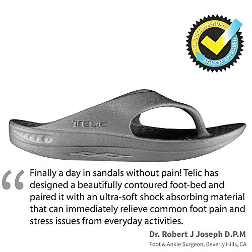 Image of Telic Unisex Adult Energy Flip Flop Arch Support Cushioned Sandals
