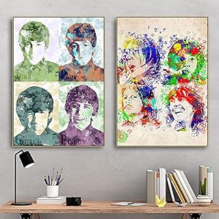 Poster mural The Beatles – 30 x 40 cm – Avec cadre – Décoration murale – Pour salon - Les Beatles, Paul McCartney, John Lennon, RIngo Starr, George Harrison Poster mural The Beatles - 30 x 40 cm - Avec cadre - Décoration murale - Pour salon – Image 5