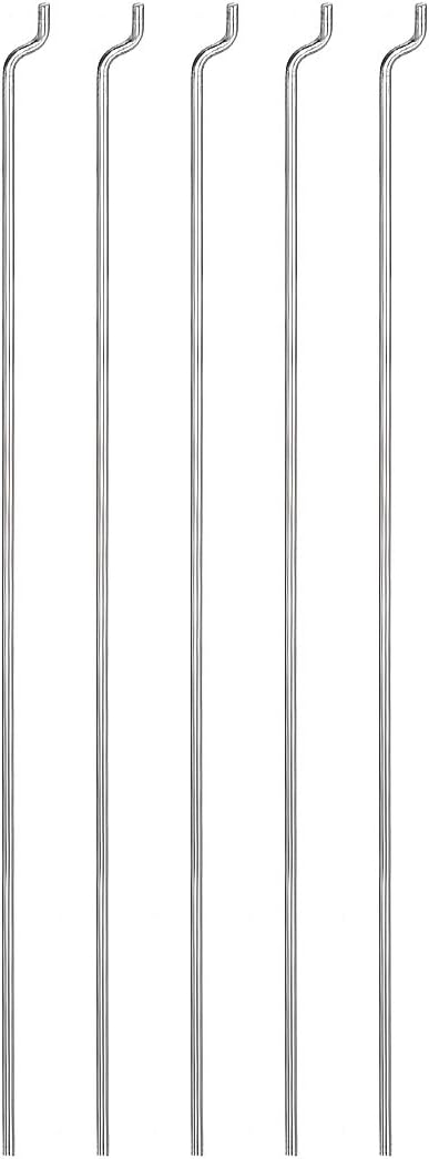 uxcell 1.2mm x 120mm (4.7 Inch) Steel Z Pull/Push Rods Parts for RC Airplane Plane Boat Replacement (Pack of 5)