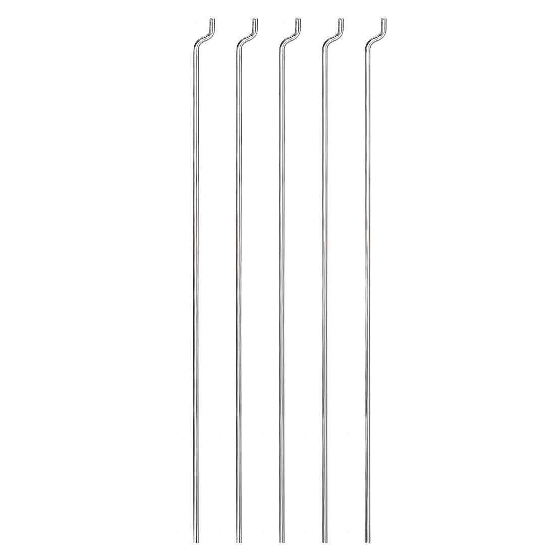 uxcell 1.2mm x 120mm (4.7 Inch) Steel Z Pull/Push Rods Parts for RC Airplane Plane Boat Replacement (Pack of 5)