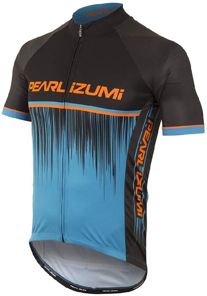 PEARL IZUMI Men's Ride Elite Pursuit LTD Jersey, Bel Air Blue Rush, Small