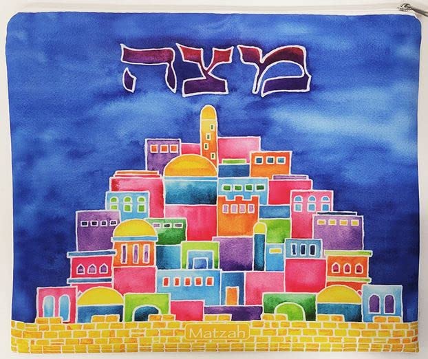 Set 5 piezas diseño Jerusalén para Pascua con plato melamina miniatura 4