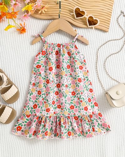 Image of Weebaby Baby Clothes Girl Toddler Summer Outfits Infant Casual Sleeveless Halter Ruffle Tank Cute Short Set Baby Clothing