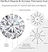 Pmfxinyao 0.2-10 Carats Moissanite Loose Gemstone, Round Cut, D Color VVS1 Clarity, with GRA Certificate. (0.3 Carats)