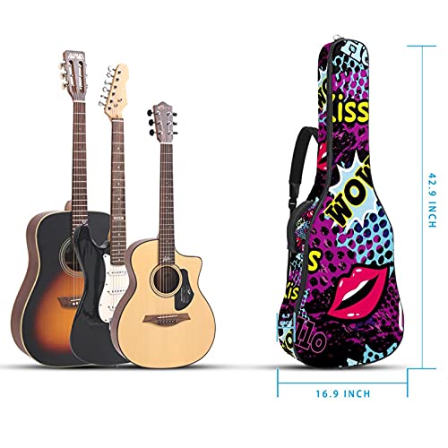Housse guitare classique et ukulélé rembourrée avec sangles réglables - 5
