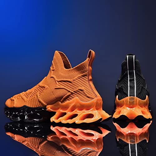 Image of Poramea Mens Slip on Loafers Walking Tennis Shoes Laceless Running Blade Sneakers Mesh Trail Jogging Casual Athletic