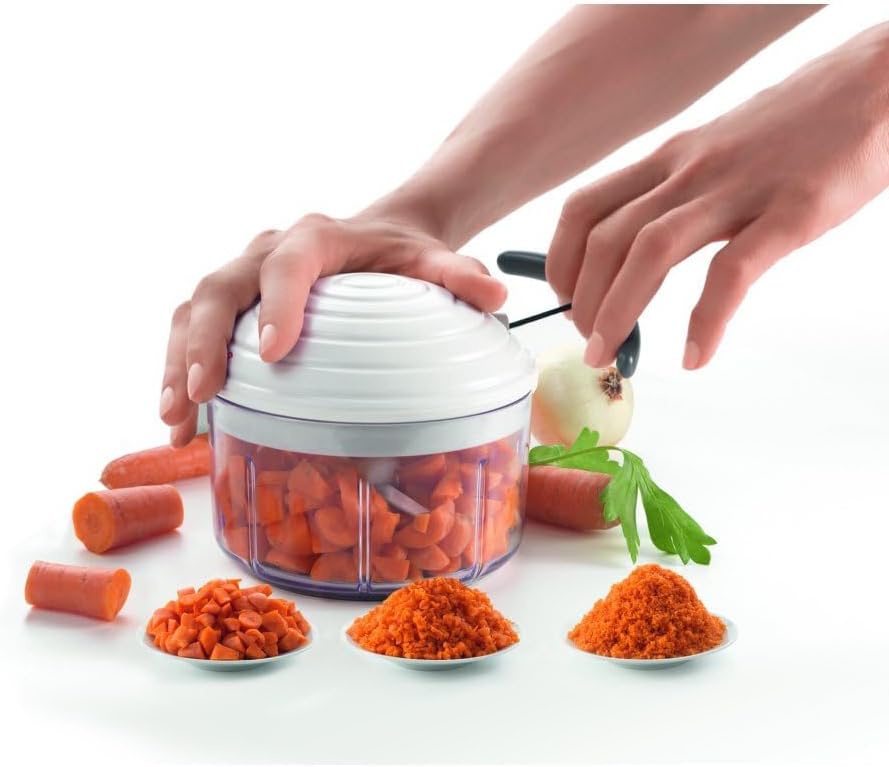 Metaltex 251680 "Rotomac" Vegetable Cutter, White/Transparent/Black