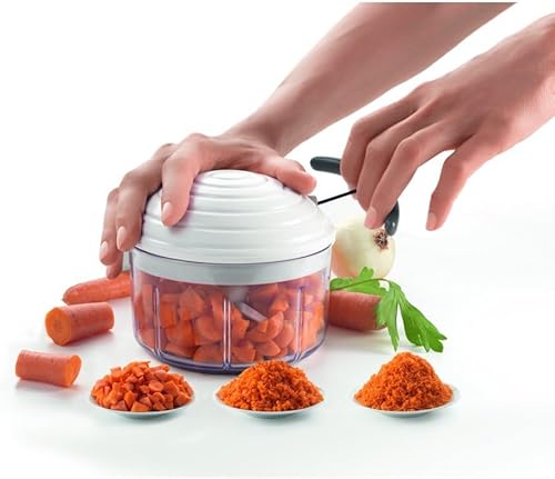 Miniatura 4 de Metaltex 251680 "Rotomac" - Cortador de verduras, blanco/transparente/negro