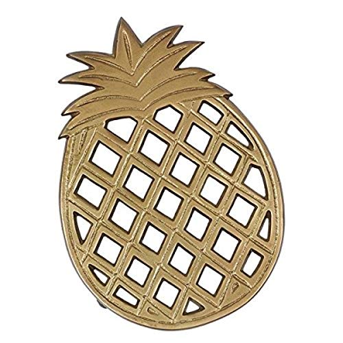 DII Gold Pineapple Trivet, Silver
