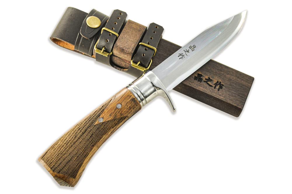 Amazon.co.jp: 土佐アウトドア剣鉈 120 青2 磨き ステンツバ輪