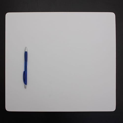 Miniatura 2 de DACASSO Tapete de cuero sintético para mesa de conferencias, tapete de cuero de lujo para escribir, protector acolchado para superficie de