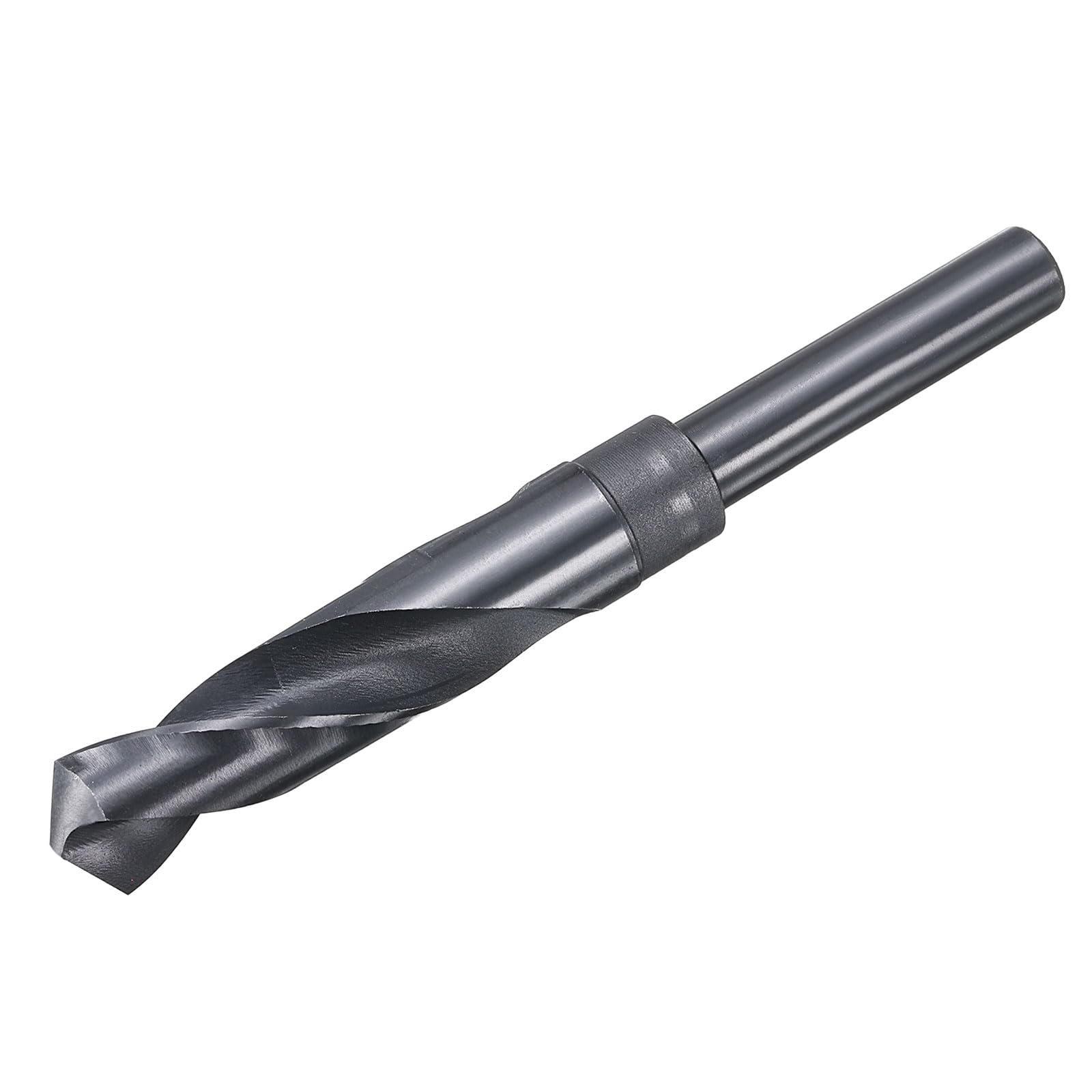 uxcell 18mm Drill Bit 1/2" Reduced Shank 4341 High-Speed Twist HSS Nitriding Black 135° for Light-Duty Soft Metal Aluminum Alloy Wood Plastic