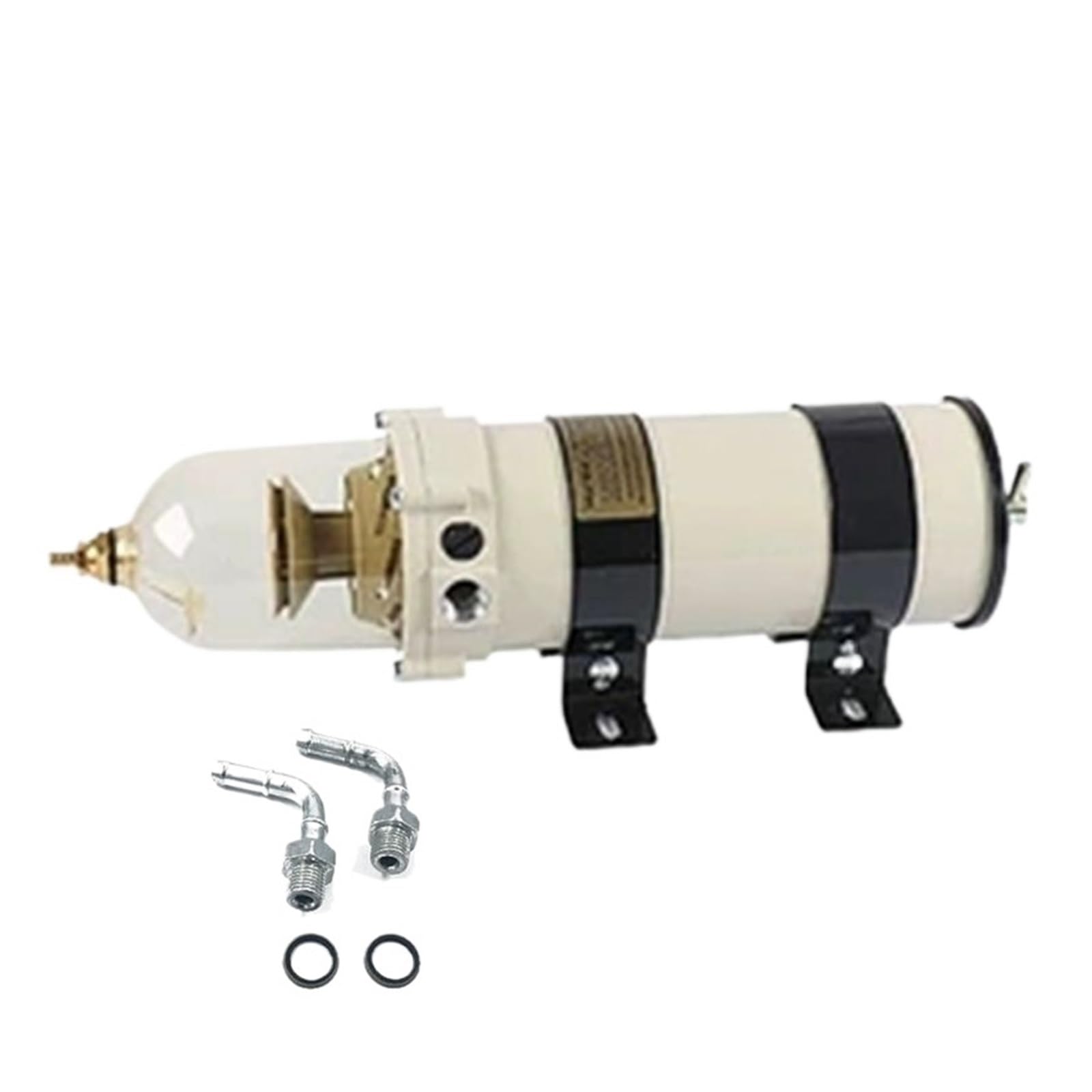 Aynrjkkx With Heat Tube 1000Fg Diesel Filter Oil Water Separator Assembly 1000Fh 2040 Pm Replacement 30 Micron Heater Heating Tube(,Type 2)