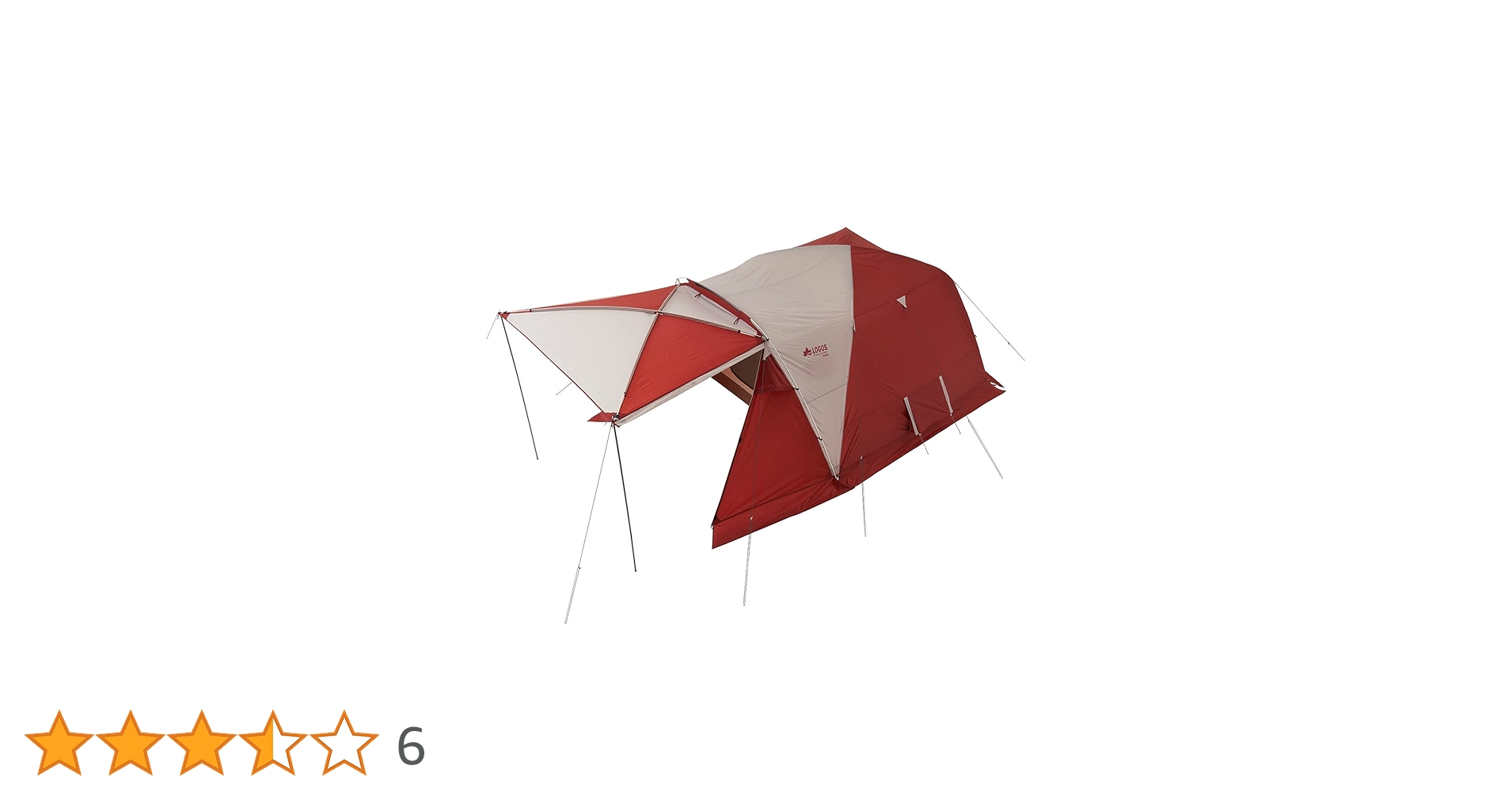 LOGOS 2022 LIMITED PANEL TENT 赤 Amazon | ロゴス(LOGOS) 2022LIMITED PANELプラトー XL (難燃RS+