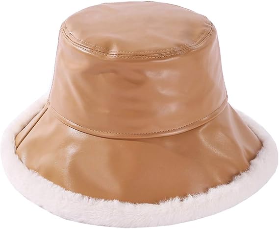 Amazon バケットハット ハット レディース 秋 冬 カジュアル 帽子 かわいい ファッション ふわふわ おしゃれ 小顔効果 保温 ブラウン ハット 通販