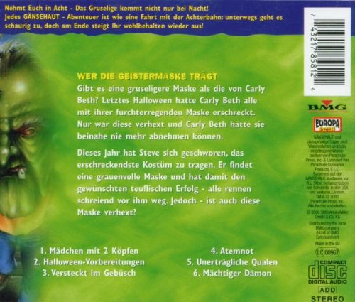 Gänsehaut - Folge 18: Wer die Geistermaske trägt