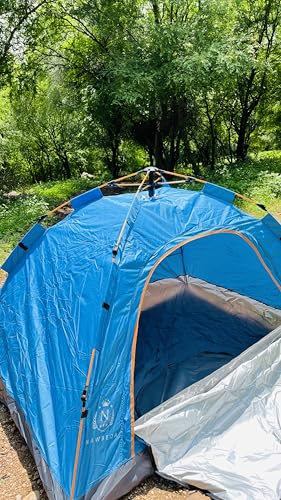 Image of Outdoor Pop Up Captain Tent Water-Resistant Portable Instant Camping Tent for 1-2 Person Tent