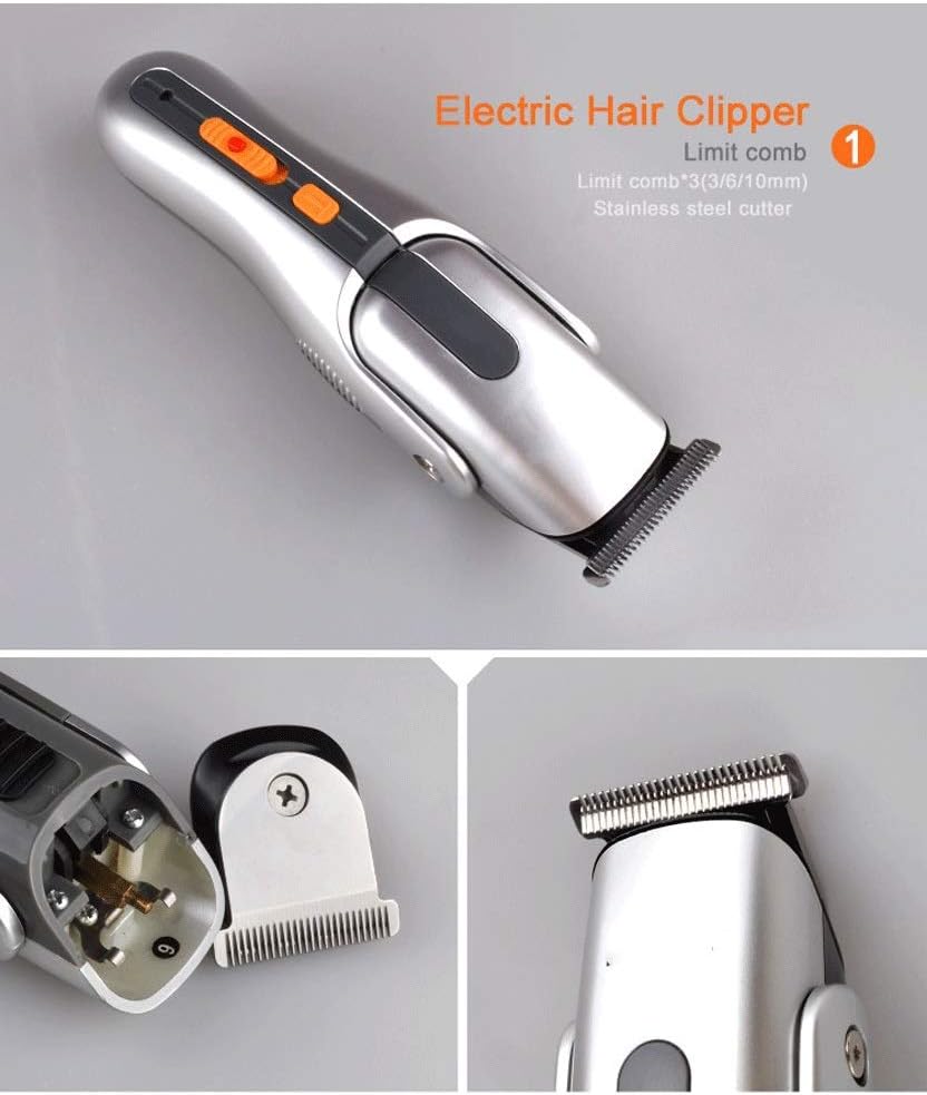 Electric Hair Clipper Rechargeable Trimmer Shaver Cordless Adjustable