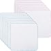 20 Pieces Cotton Facial Cleansing Muslin Cloths Soft Cloths Remove Makeup Tool Polishing Facial Cloths (11.8 x 11.8 Inch, Pink and Blue)