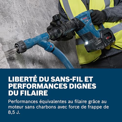 Marteau piqueur sans fil Bosch GSH 18V 5 85 J de force de frappe Moteur sans charbons Léger 53 kg - vue 4