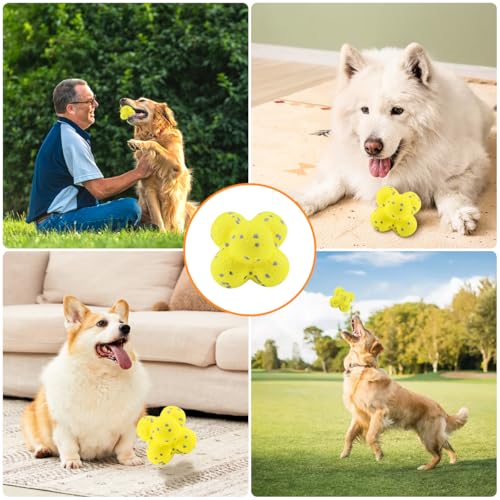 Suevut für Pfotenstern Kauzauber Hundeball, für Kauzauber Hundespielzeug Ball Hundebälle, für Pfotenstern Magic Ball Hund Unzerstörbar, für Aggressive Kauer, für Kleine, Große, Mittelgroße, Hunde