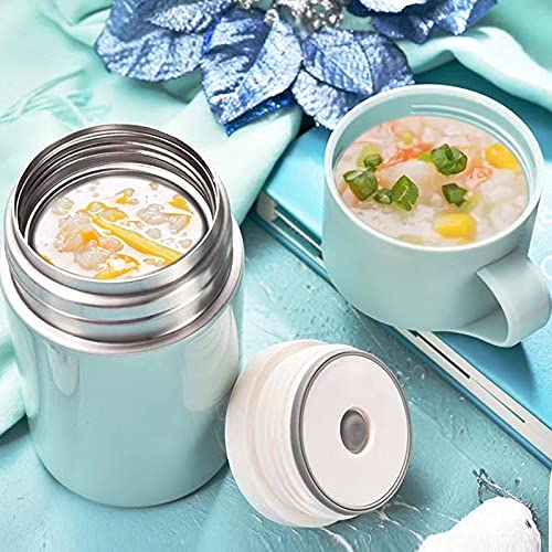 Gestoofde Beker Outdoor Rvs Vacuümfles Geïsoleerde Voedsel Jar Met Lepel Thermos Lunch Verwarmd Voedsel Gestoofd Met… - Image 3