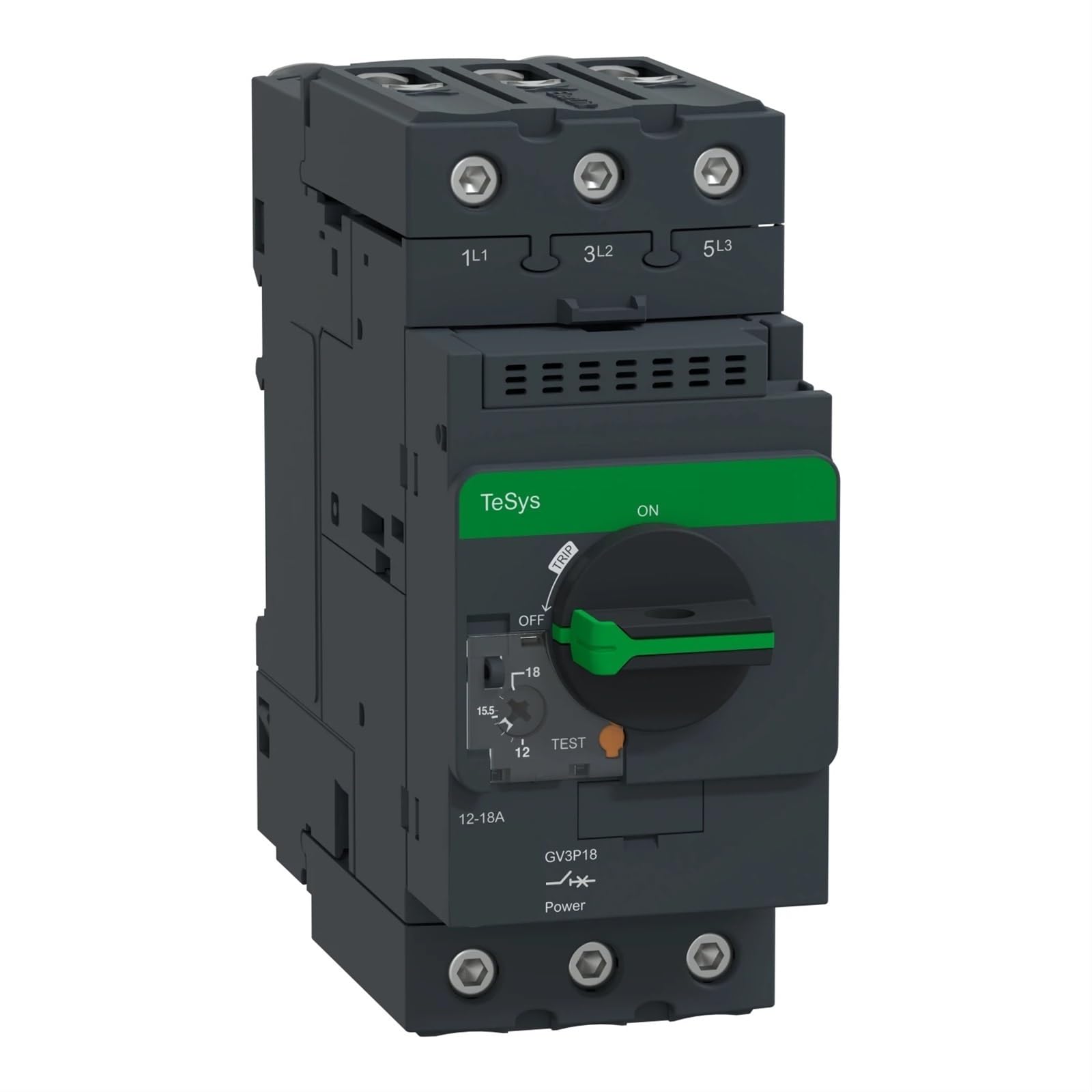 Disjoncteur de moteur GV3P18 protection thermique magnétique triphasé 3P 12-18A