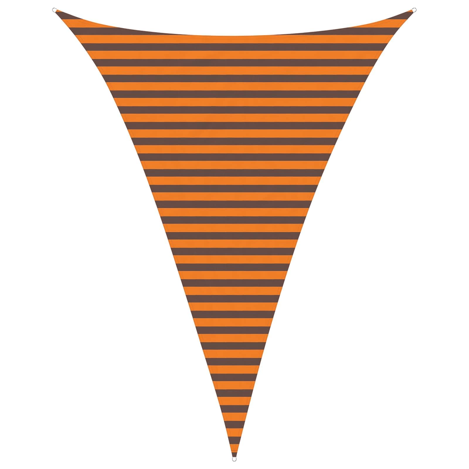 Voile d'Ombrage Triangulaire 2,5 x 2,5 x 3,5 m, Toile de Parasol en Tissu Oxford pour Extérieur, Jardin, Terrasse et Balcon, Cordes et Fixations Incluses, Anthracite