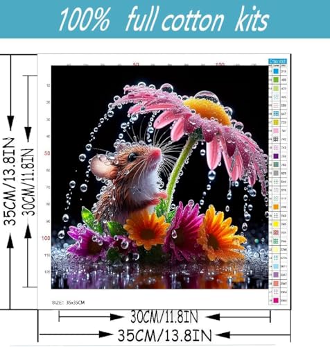 Image of Christmas Stamped Cross Stitch Kits for Beginners Adults, Gnomes Dimensions Needlepoint Art Crafts,Counted Cross Stitch Kits Embroidery Kits for Beginners Adults for Home Decor 15.7X11.8inch
