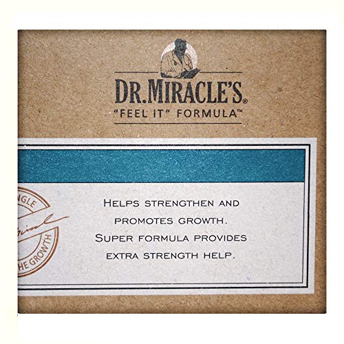 Dr. Miracle's Temple And Nape Gro Balm - For Healthy Hair Growth, Contains Wheat Protein, Aloe, Vitamin A, Vitamin D, Strengthens, Promotes Growth, 4 Oz #TOP3