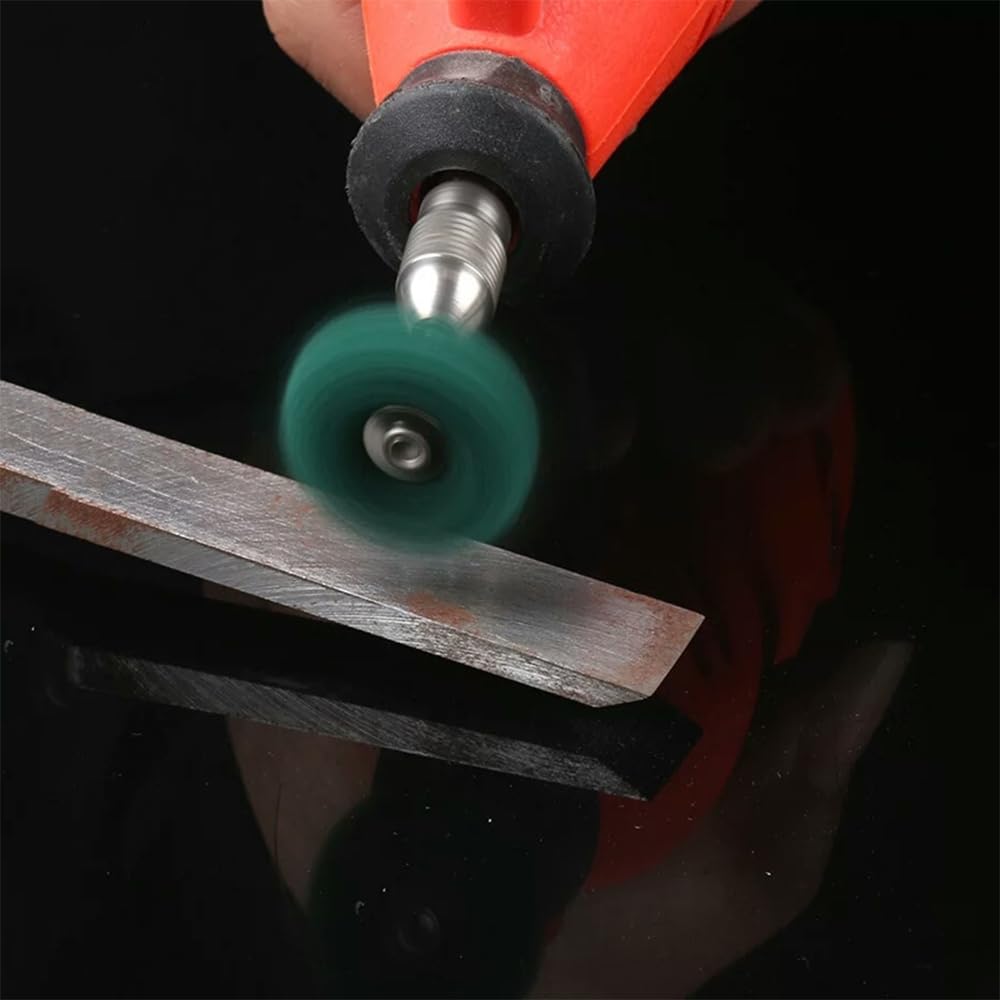 30 Pcs Rueda de Pulido Abrasiva de 25 mm, Rueda Abrasiva Pulidora Grano 180 320 Taladro de 3 mm y Mango de 1/8 Pulgada