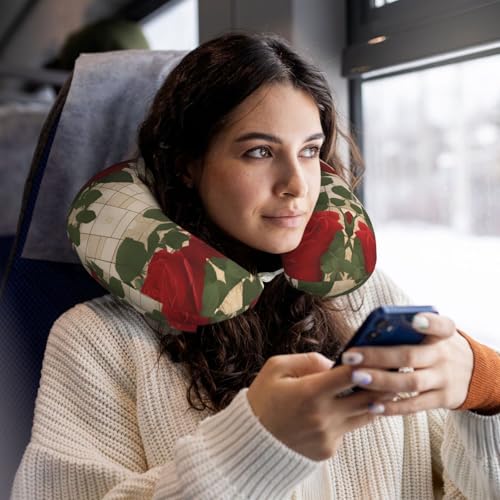 Almohada cervical de espuma viscoelástica U-shaped lavable miniatura 5