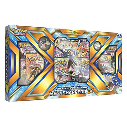 Box de Cartas Pokémon Premium - Mega Sharpedo-EX - Copag