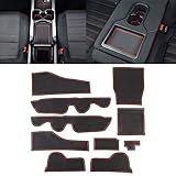 Einfach zu installieren. Wei Hongyu Auto Wasser Cup Gate Slot Mats Kunststoff rot Anti-Rutsch-Innentür Pad for Mercedes-Benz GLC200