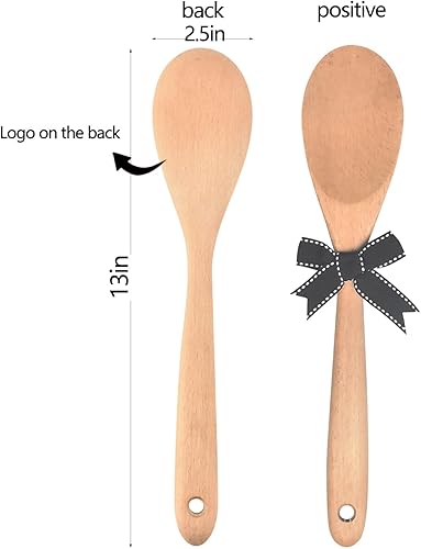 Miniatura 2 de Cousin Star Baker - Cucharas de madera grabadas con láser, cucharas de madera para hornear para mezclar alimentos, ideas de regalo para mujeres,