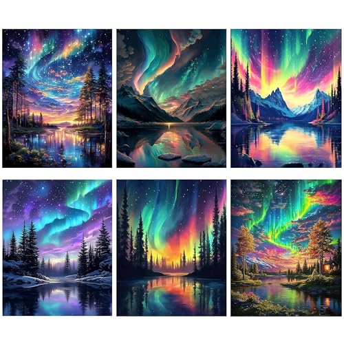 Peinture diamant 5D paysage broderie diamant kit complet 30x40 cm adultes