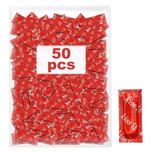 UZEXYA Preservativos 50 Unidades, Ultra Finos con Sensación Natural, Placer Intenso para Parejas, Protección Segura con Lubricante Suave, Comodidad y Intimidad sin Interrupciones