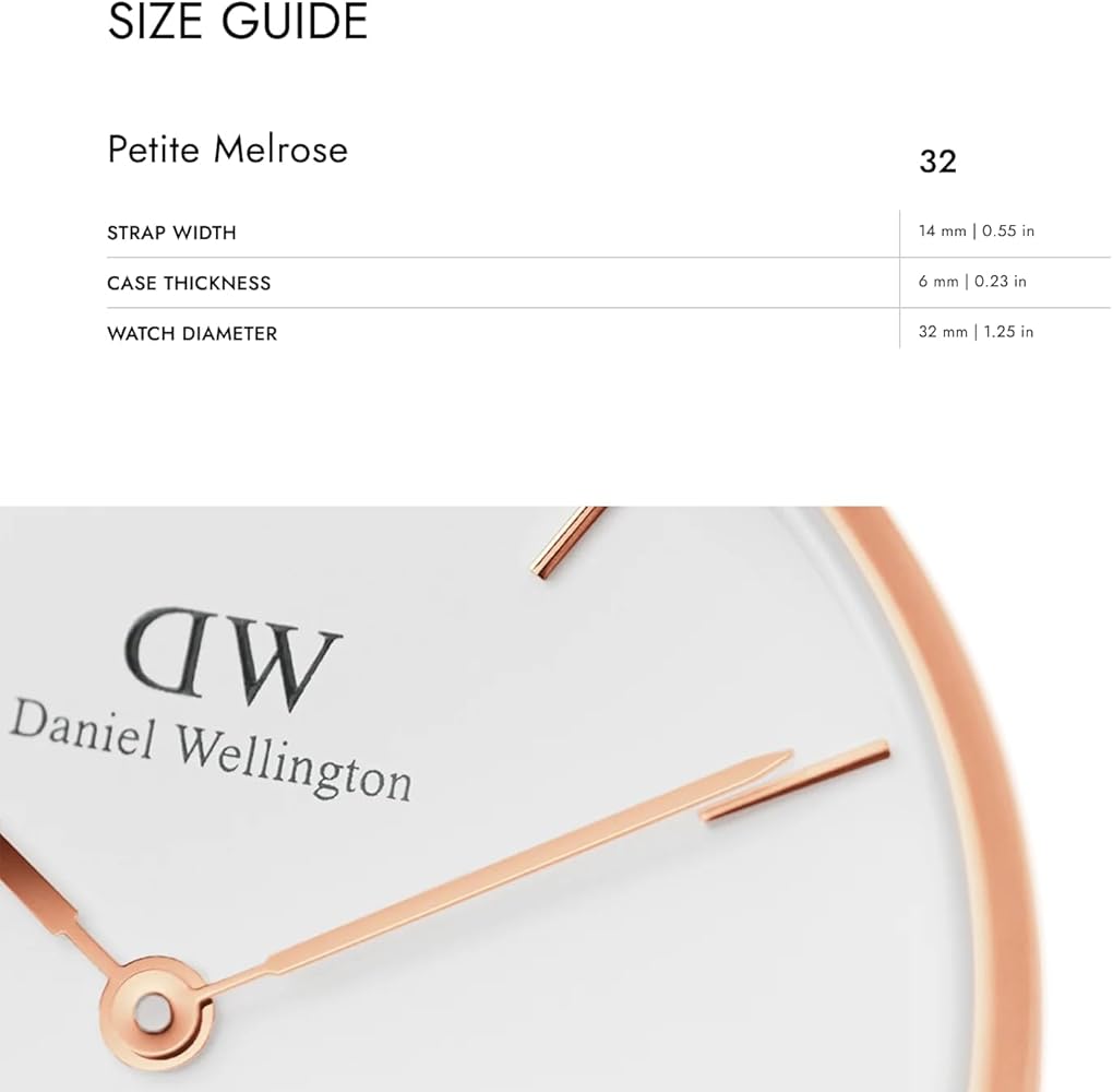Amazon.com: Daniel Wellington Petite Melrose 32mm Women's Watch