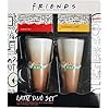 Duo Koffie Lovers Gift Set voor vrienden Vrienden, Latte Duo Set van Latte Glazen Mok met Latte Macchiato en Caramel…