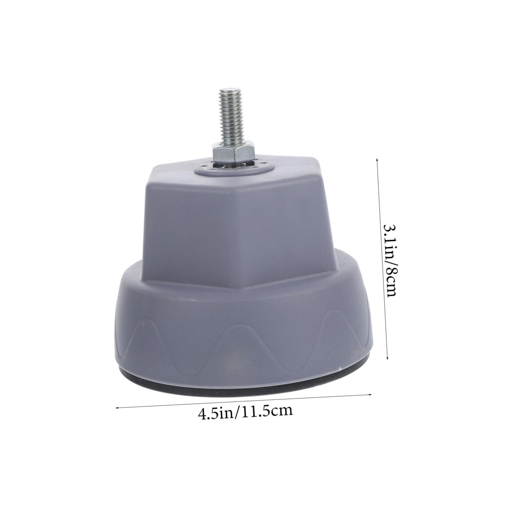 4stücke Anti-vibrations-waschmaschinenfüße Rutschfeste Gummimatte Für Waschmaschine Und Möbel Höhenverstellbar Und Langlebig Geeignet Für Wohn Und Geschäftsräume