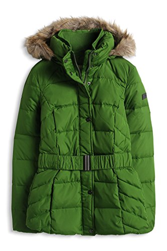 Esprit - Piumino con cappuccio in pelliccia