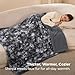 Bedsure GentleSoft Sherpa Fluffy Throw Blanket - Fleece Warm and Cozy Throw for Women Gift, Plush & Fuzzy Faux Fur Christmas Blanket for Couch, Sofa, Bed Decor, Tie Dye Design, Grey, 50x60 Inches