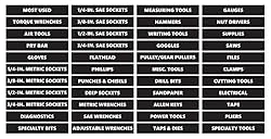 DCM Solutions Store magnet labels, less