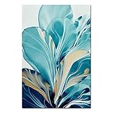 Leinwand Bilder Wandbilder Für Wohnzimmer Dekorative Nordic Blue Pflanzen Leinwand Malerei Ebay Poster Und Drucke Ohne Rahmen Home Decoration