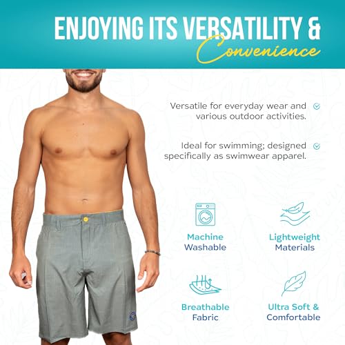 Banana Boat 4 Way Stretch Running Shorts for Men | Golf Hybrid Quick Dry Shorts | Running Shorts | Mens Hybrid Swim Shorts4