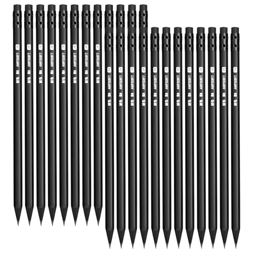 M&G Wood-Cased 2B Pencils 24 Pack Pre-Sharpened Pencils with Top Erasers Bulk Black Pencils for School Teacher Supplies Writing Drawing and Sketching
